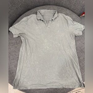 John Varvatos Subtle Gray Polo Shirt